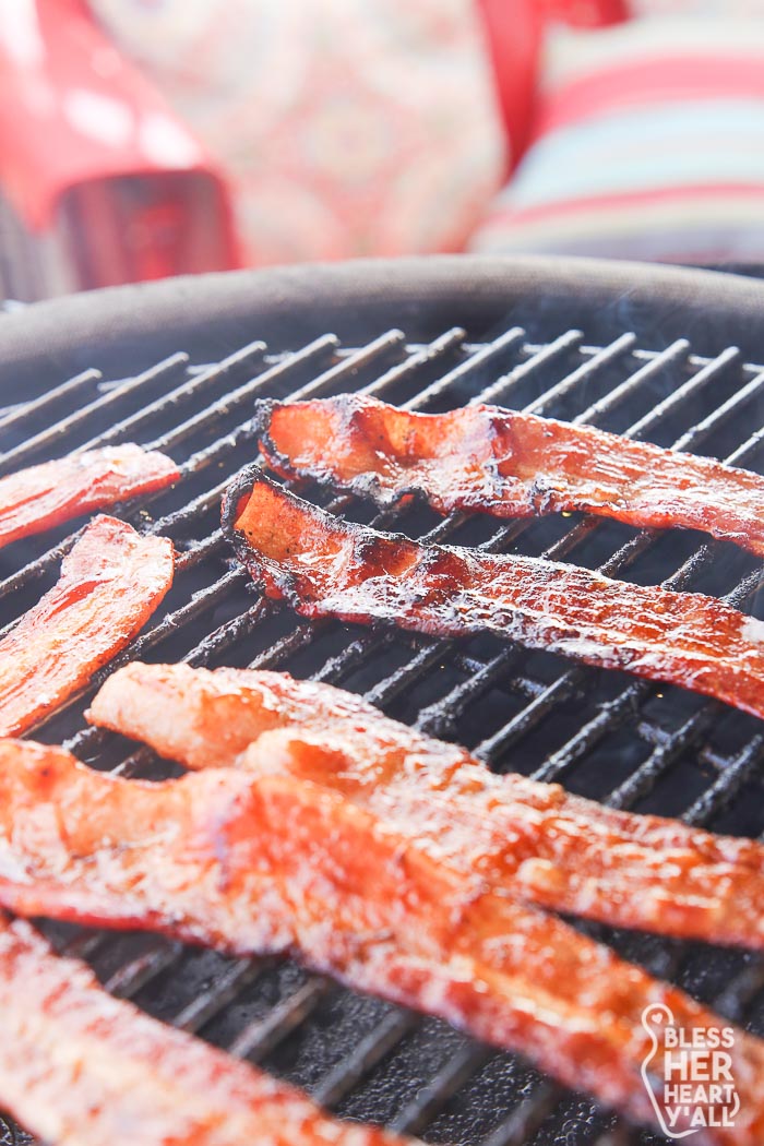 Cooking bacon on clearance bbq